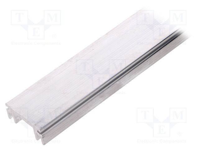 Heatsink: extruded; natural; L: 1.2m; W: 30mm; H: 12mm; aluminium