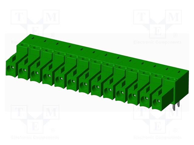 Connector: pluggable terminal block; socket; female; angled 90°