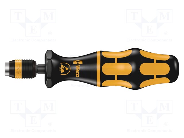 Screwdriver; dynamometric; ESD; 133mm; max.0.1Nm