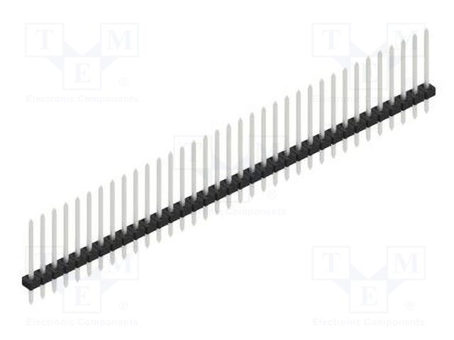 Connector: pin strips; pin header; male; PIN: 35; 2mm; THT; 1x35