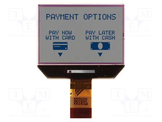 Display: LCD; 160x100; STN Positive; grey; 41.5x36x2.1mm; 3V