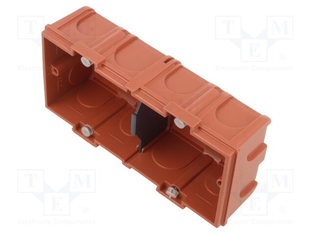 Enclosure: junction box; X: 145mm; Y: 71mm; Z: 40mm; plastic; IP20