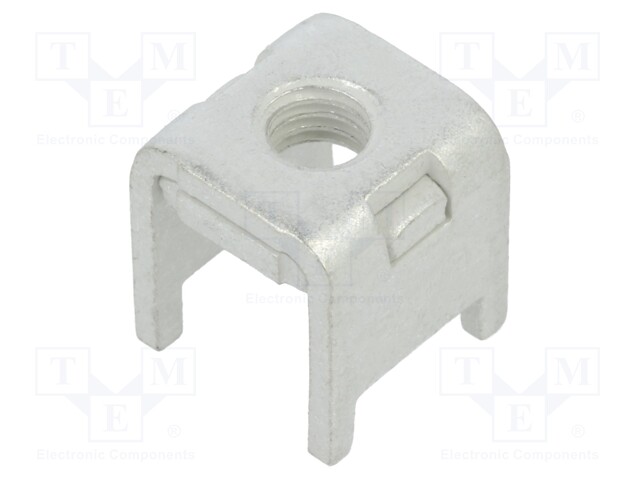 Straight; Plating: tinned; THT,screw terminal; Contacts: copper