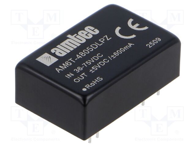 Converter: DC/DC; Protection: short circuit protection SCP