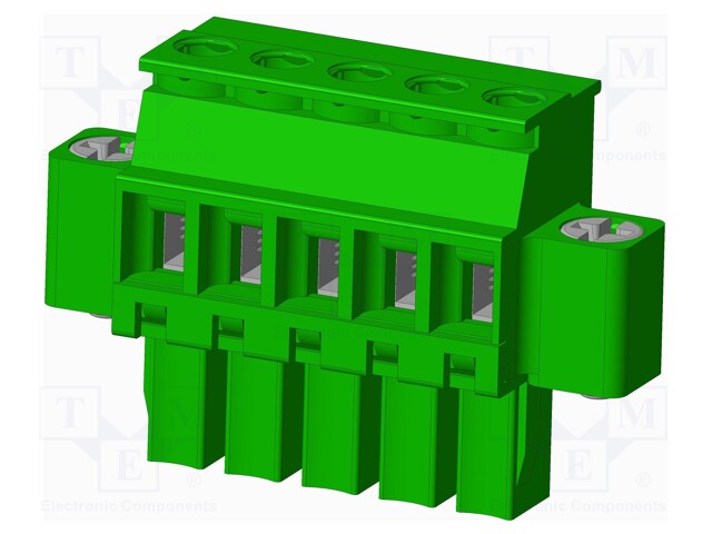 Connector: pluggable terminal block; plug; female; angled 90°