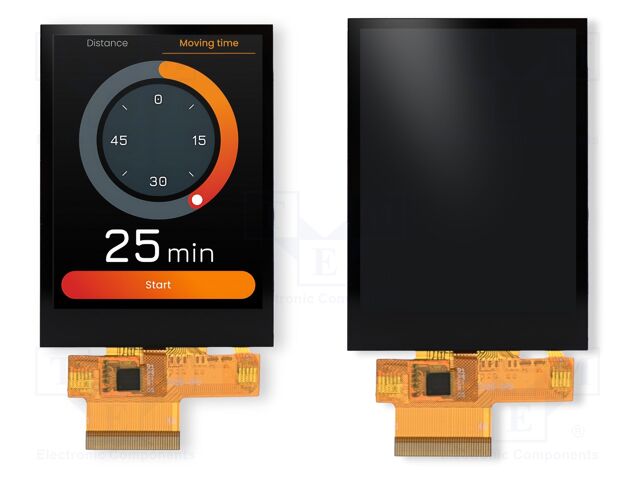 Display: TFT; 2.8"; 240x320; Illumin: LED; 50x69.2mm; RGB