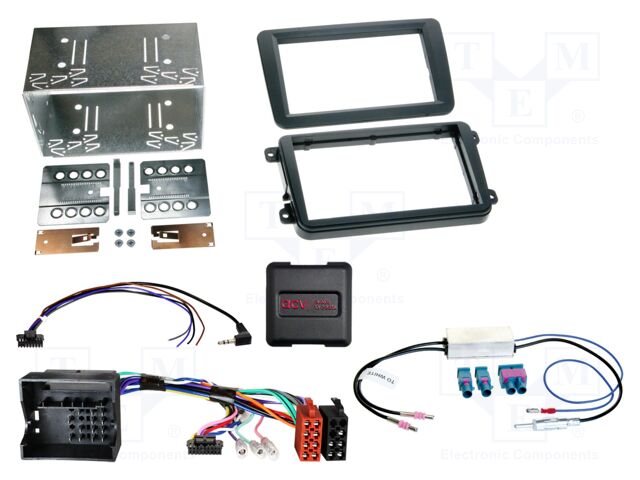 Adapter for control from steering wheel; Seat,VW,Škoda; black