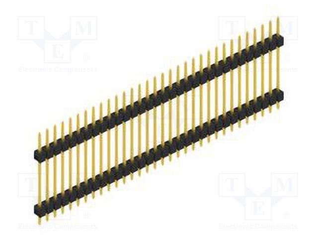Connector: pin strips; pin header; male; PIN: 32; 2.54mm; THT; 1x32