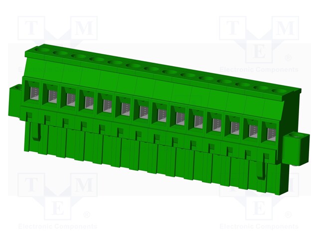 Connector: pluggable terminal block; plug; female; angled 90°