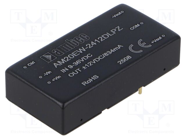 Converter: DC/DC; Protection: short circuit protection SCP