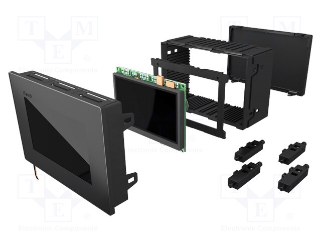 Enclosure: panel; X: 144mm; Y: 96mm; Z: 57mm; ABS + PC,PPO; black