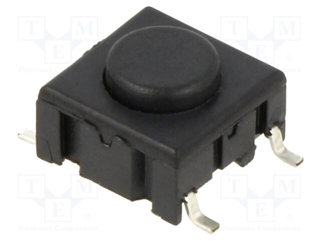 Microswitch TACT; SPST; Pos: 2; 0.05A/24VDC; SMT; 3.5N; 10x10x5.1mm