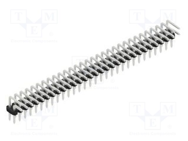 Connector: pin strips; pin header; male; PIN: 60; 2mm; THT; 2x30