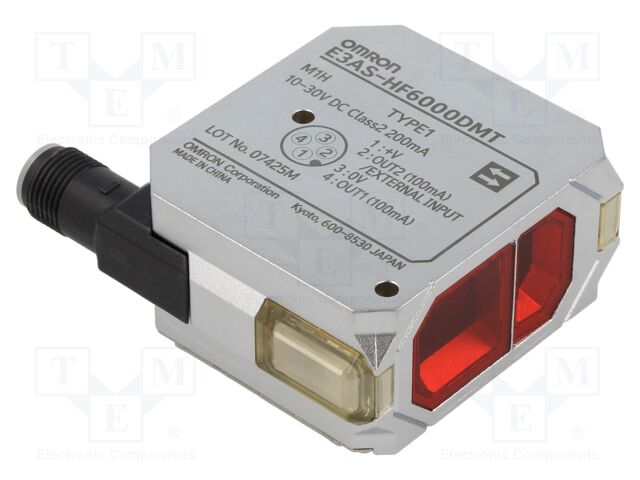 Sensor: laser; IO-LINK; Range: 50÷6000mm; PNP; DARK-ON,LIGHT-ON
