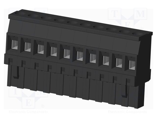Connector: pluggable terminal block; plug; female; angled 90°