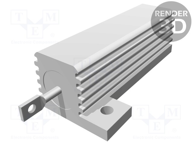 Resistor: wire-wound; with heatsink; screw; 330Ω; 50W; ±5%