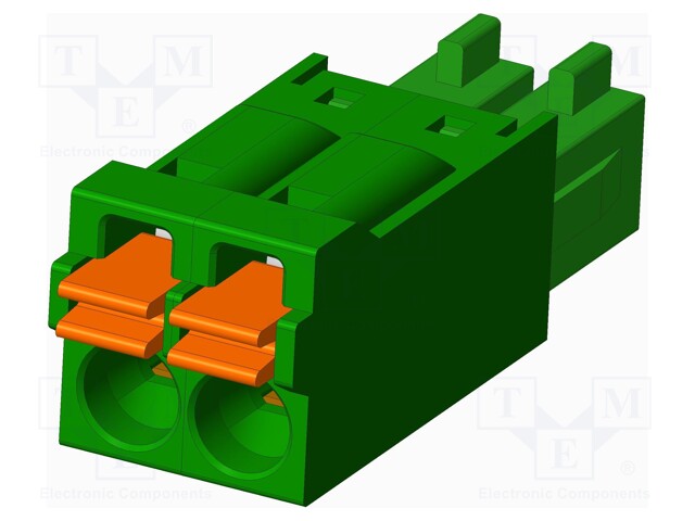 Connector: pluggable terminal block; plug; female; straight; 5.5A