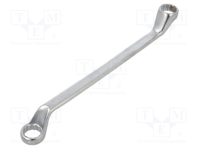 Wrench: ring; double-sided,bent; 18mm,19mm; L: 277mm; Gedore Red