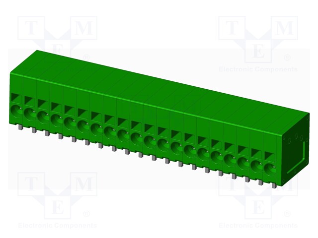 Connector: PCB terminal block; terminal; Plating: tinned; on PCBs