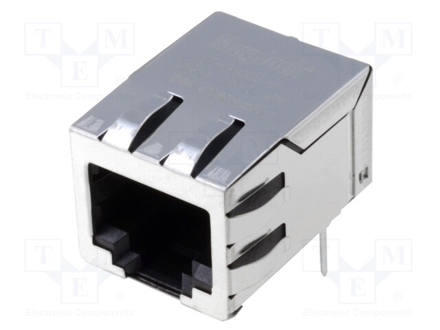 Socket; RJ45; PIN: 8; shielded,with isolation transformer; THT