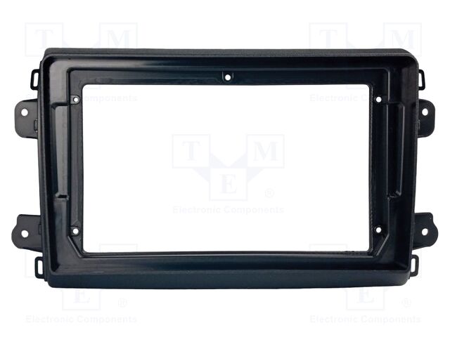 Radio frame; Citroën,Fiat,Opel,Peugeot; black; 9"