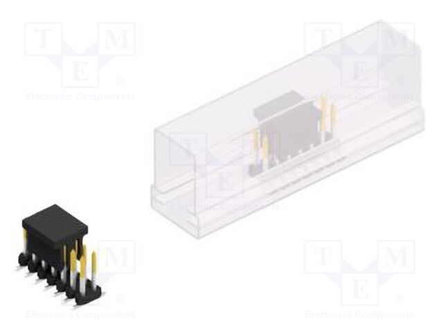 Connector: pin strips; pin header; male; PIN: 14; 2mm; SMT; 2x7; 100V