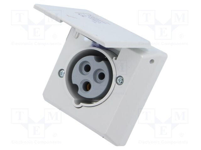 Connector: AC supply 3-phase; socket; female; screw terminal