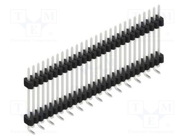 Connector: pin strips; pin header; male; PIN: 28; 1.27mm; SMT; 1x28