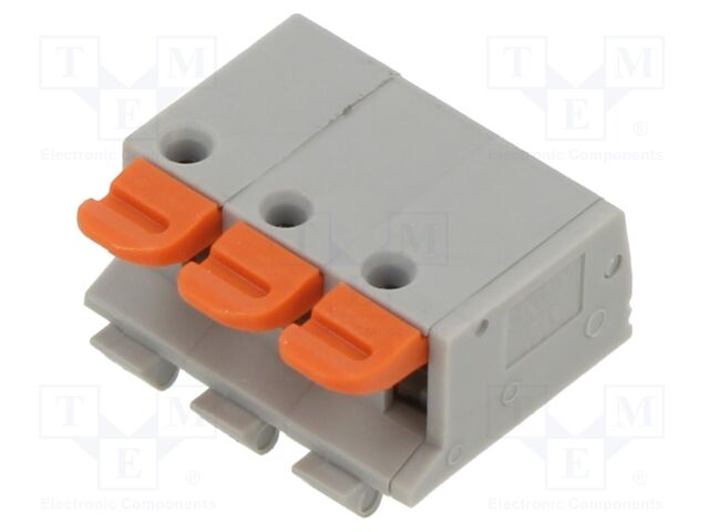 Connector: PCB terminal block; terminal; GA; 7A; PIN: 3; angled