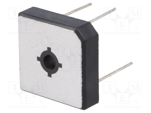 Single-phase bridge rectifier; Urmax:600V; If:25A; Ifsm:400A