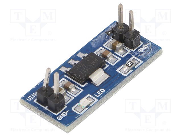 Converter: step down; Uin: 3.3÷5V; 25x11mm; Uout: 3.3V