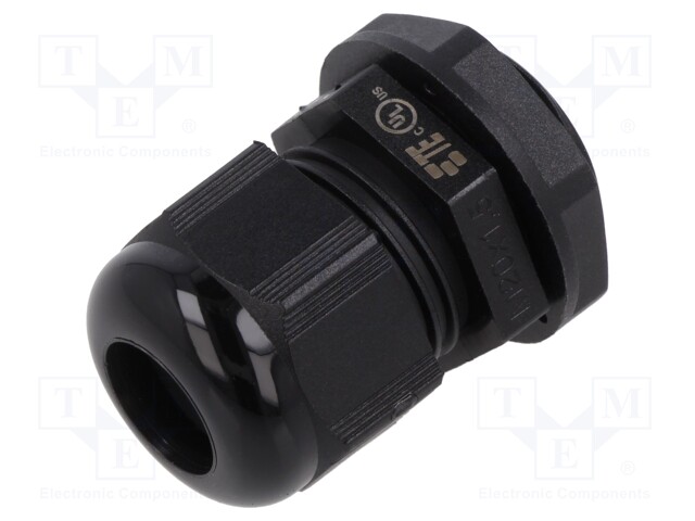 Cable gland; M20; 1.5; IP68; Mat: polyamide; black; Entrelec