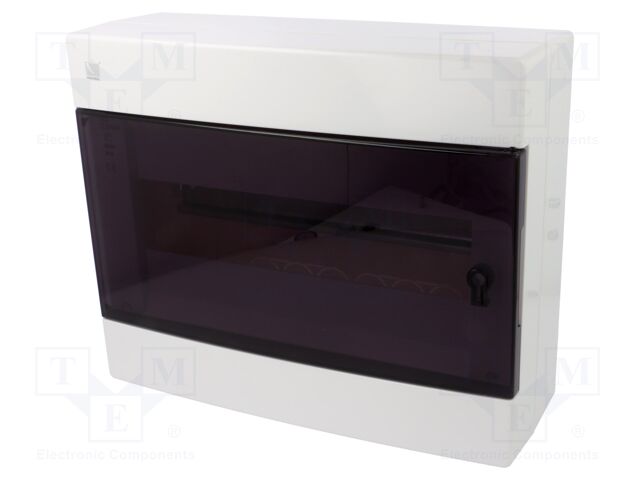Enclosure: for modular components; IP40; white; No.of mod: 12