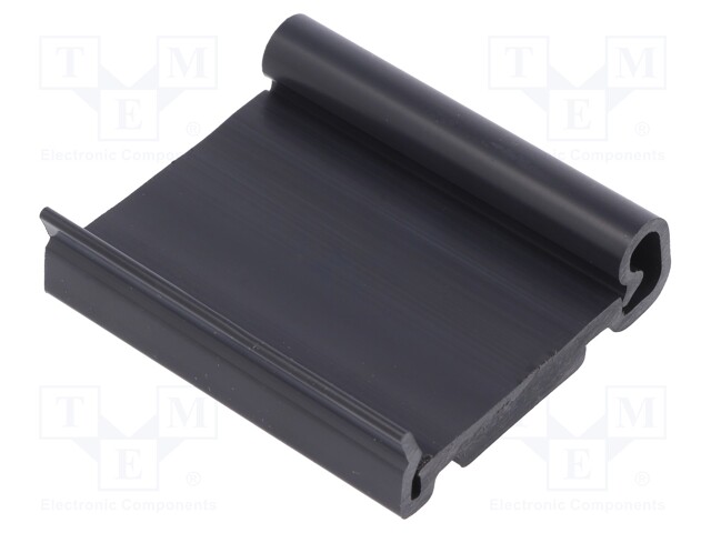 DIN rail mounting bracket; Mat: PVC; 50mm; Rail: TS35