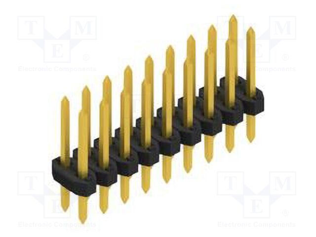 Connector: pin strips; pin header; male; PIN: 18; 2mm; THT; 2x9; 100V