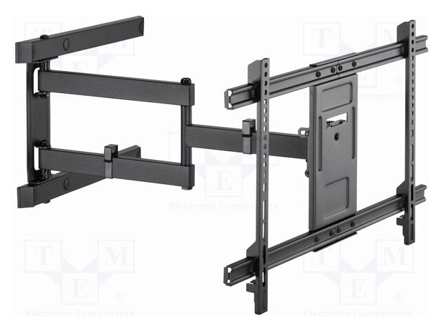 Holder; for wall mounting; 50kg; 37÷80"; black