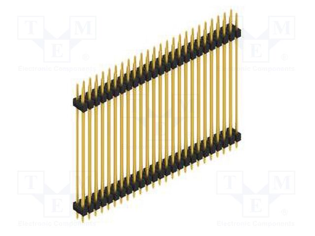Connector: pin strips; pin header; male; PIN: 50; 2.54mm; THT; 2x25