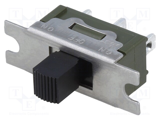 Switch: slide; Pos: 3; SPDT; 3A/250VAC; ON-OFF-ON; soldered; MS