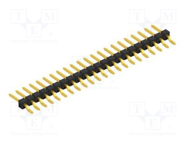 Connector: pin strips; pin header; male; PIN: 22; 2.54mm; SMT; 1x22