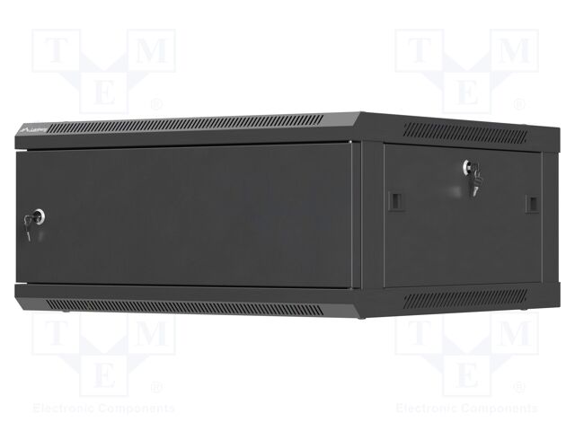 Enclosure: rack cabinet; Standard: 19"; 4U; black; Z: 600mm; X: 600mm