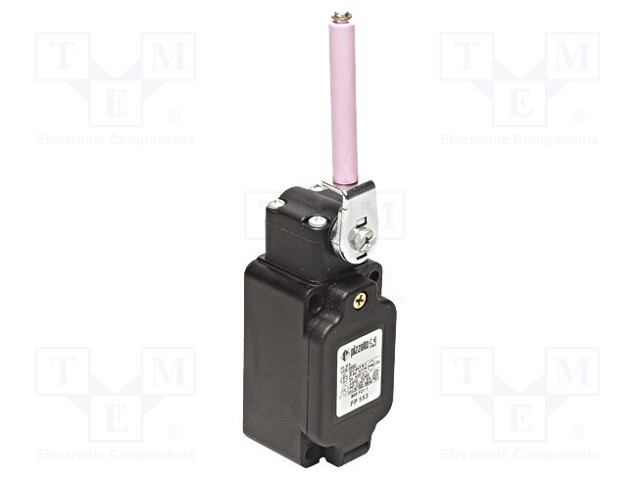 Limit switch; porcelain roller Ø9x57mm R 80mm; NO + NC; 10A