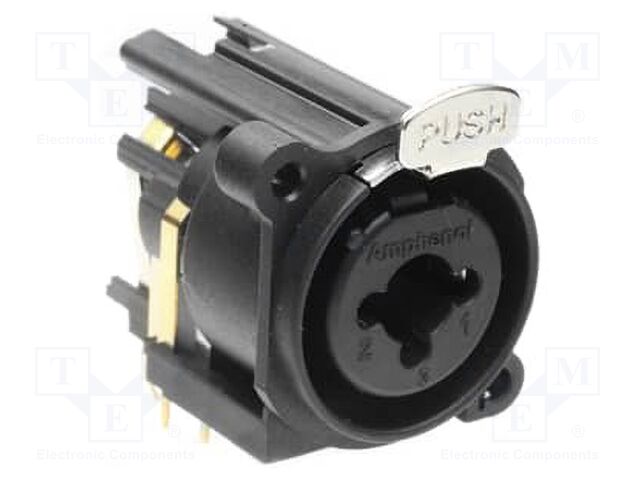 Connector: Jack 6,3mm + XLR; socket; female; THT; IP40