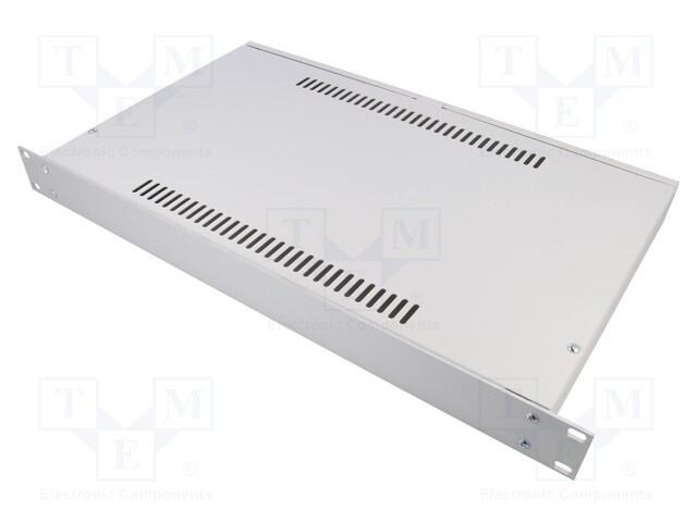 Enclosure: 19" standard; 180; 1U; 263mm; light grey