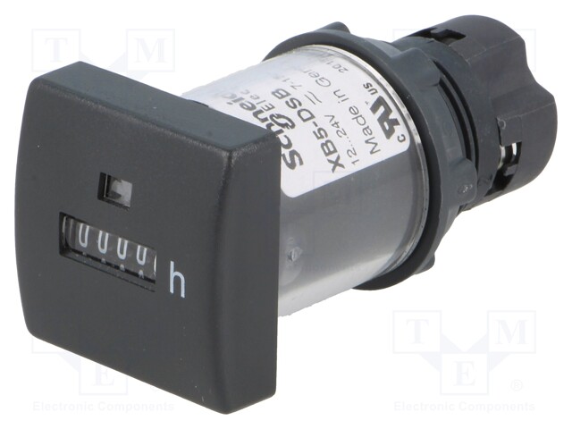 Operating time counter; 22mm; Harmony XB4,Harmony XB5; -25÷70°C