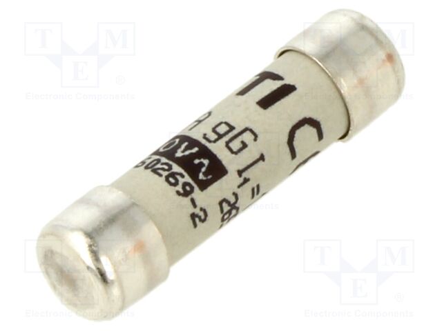 Fuse: fuse; gG; 25A; 400VAC; cylindrical,industrial; 8x31mm