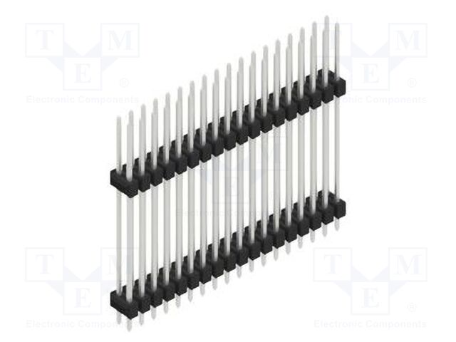 Connector: pin strips; pin header; male; PIN: 36; 2.54mm; THT; 2x18