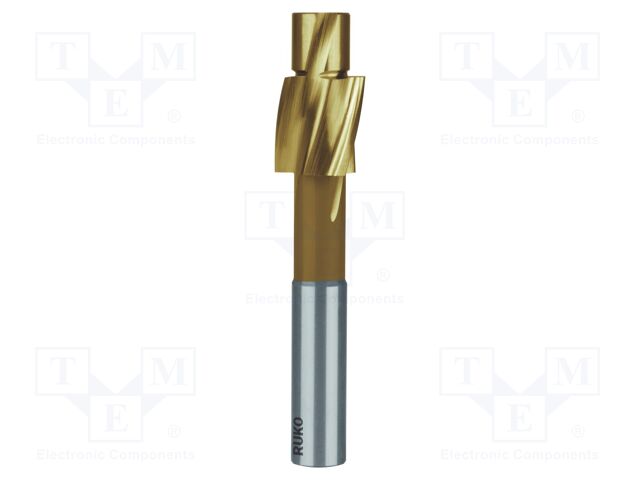 Countersink; high speed steel; Ø: 18mm; cylindrical; L: 100mm; 0°