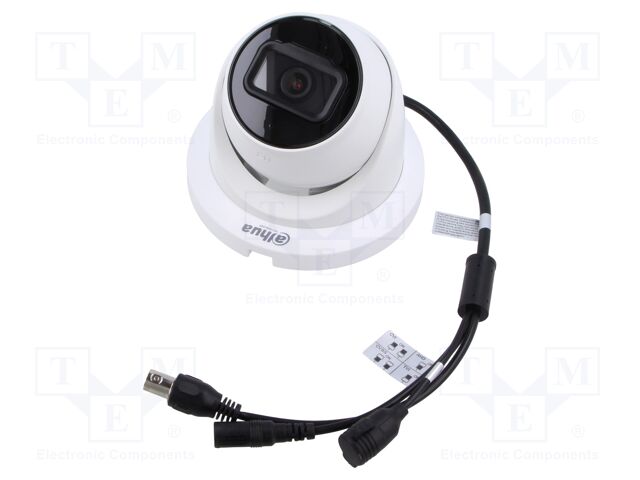 IP CCTV camera; twistable; 5Mpx; Dim: Ø121.9x99.1mm; IP67; 12VDC