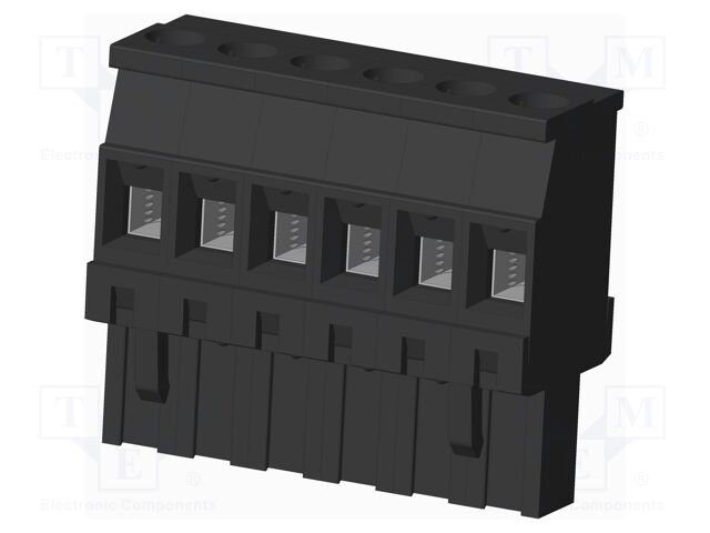 Connector: pluggable terminal block; plug; female; angled 90°