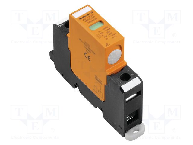Protection: surge arrester; for DIN rail mounting; Poles: 1